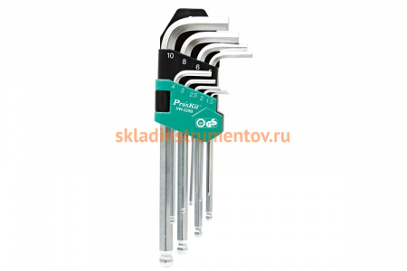 Набор ключей-шестигранников 9шт. ProsKit HW-229B аналог HW-129B/8PK-029B шарик С00035476