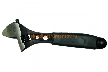 Разводной ключ 150мм (CrV, пластиковая ручка, шкала) Biber Профи 90011 тов-087763