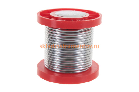 Припой ПОС 61 (2 мм; 100 г; проволока) Зубр 55450-100-20