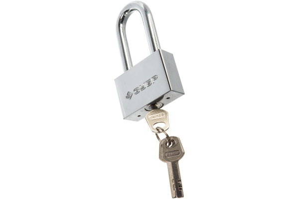 Навесной замок 60 мм ЗУБР МАСТЕР 3710-60-1