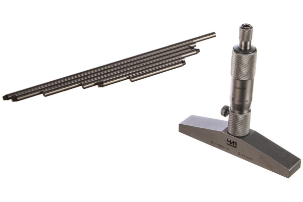 Микрометрический глубиномер (150 мм, 0.01 мм) ЧИЗ ГМ 45678