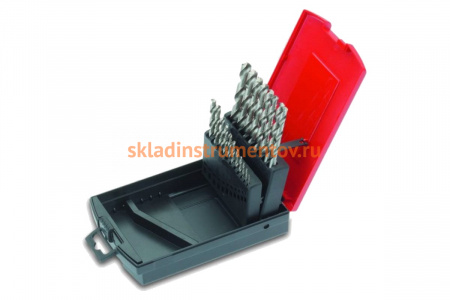 Набор спиральных сверл (19 шт; 1-10 мм) CIMCO 20 1352