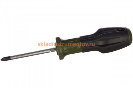 Переставная отвертка с двухкомпонентной рукоятью 80 мм SL6 x PH2 Дело техники 707375