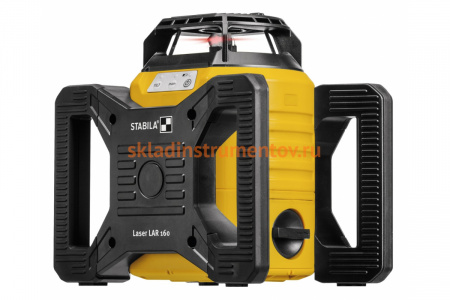 Ротационный лазерный нивелир STABILA LAR 160 + ресивер REC160 RG + строительный штатив BST-S + нивелирная рейка NL + визирная пластина + очки 19241