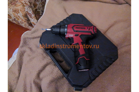 Аккумуляторная дрель-шуруповерт REDVERG RD-SD10L/2Y 6628688