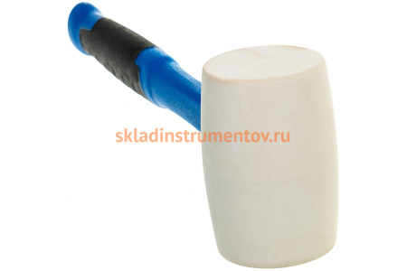 Киянка с фибергласовой ручкой ЗУБР ПРОФЕССИОНАЛ резиновая белая, 450г 20531-450_z02