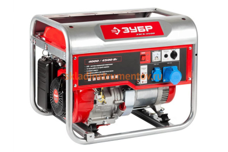Бензиновый генератор Зубр ЗЭСБ-4500