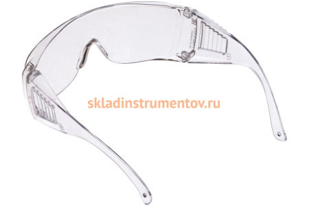 Защитные очки DEXX, поликарбонатная монолинза, с боковой вентиляцией, прозрачные, 11050