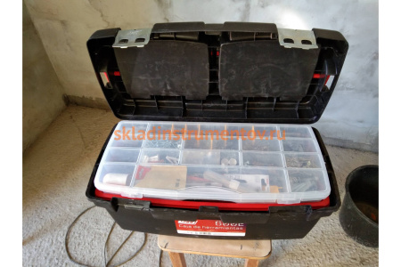 Ящик для инструментов 600x305x295мм +лоток + органайзер + 2 съемных органайзера Tayg 168000