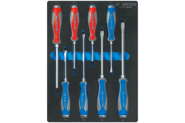 Ложемент для набора отверток 9-30208MRV, EVA KING TONY 85813332B