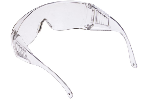 Защитные очки DEXX, поликарбонатная монолинза, с боковой вентиляцией, прозрачные, 11050