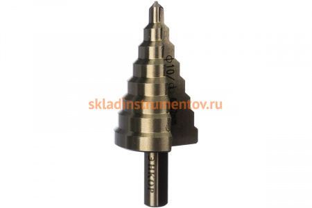 Сверло ступенчатое (6-32 мм; 8 ступеней; ход 4.5 мм) по металлу Энкор 21632