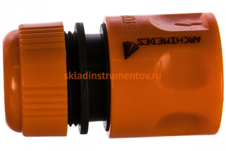 Коннектор с аквастопом 1/2" Archimedes 90914