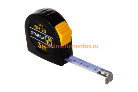 Рулетка STABILA тип BM 20 3м х 12,5мм 16445