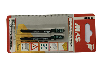 Пилки (75х50х2.0 мм; 2 шт.) по древесине, пластмассе MPS 3109-2