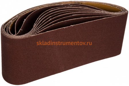 Лента шлифовальная (10 шт; 100х610 мм; P100) ПРАКТИКА 037-930