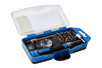 Набор мини бит с отверткой (33 шт) ПРАКТИКА 774-535