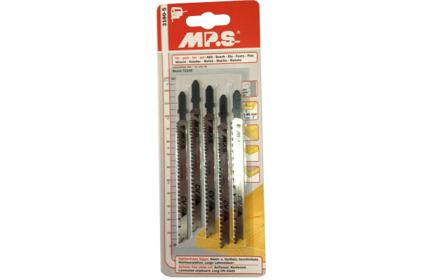 Пилки T234X Progressiv (115х90 мм; 5 шт.) по древесине и фанере MPS 3180