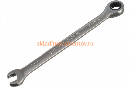 Комбинированный трещоточный ключ ROCKFORCE 08мм RF-75708