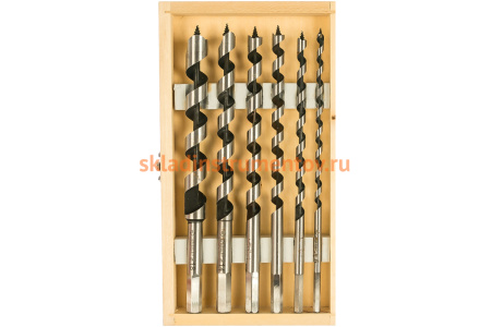 Набор змеевидных сверл по дереву (6 шт.) ЗУБР 2948-235-H6