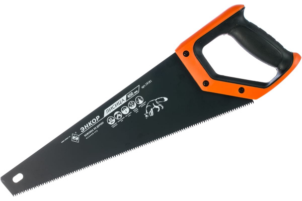 Ножовка с закаленным зубом Энкор Лисица 19181