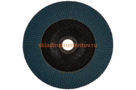 Круг лепестковый торцевой (180 мм; Р60; цирконий; синий) АТАКА 993560