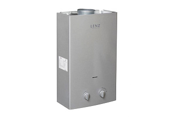 Газовый проточный водонагреватель LENZ TECHNIC 10L SILVER LT10LS