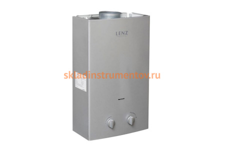 Газовый проточный водонагреватель LENZ TECHNIC 10L SILVER LT10LS