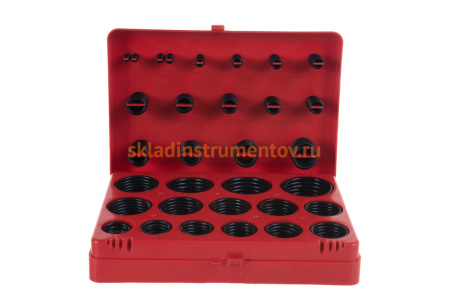 Набор резиновых уплотнительных прокладок СИБРТЕХ D 7 - 53 мм 406 предметов 47597