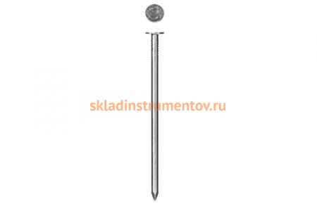 Строительные оцинкованные гвозди Зубр МАСТЕР ГОСТ 4028-63, 3.5x90мм, 5кг (примерно 700 шт.) 305030-35-090