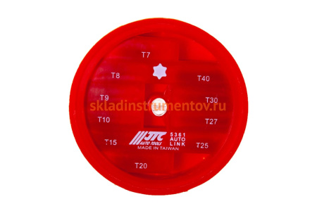 Набор вставок в боксе 1/4 DR торкс T7-T40 10шт JTC 5361