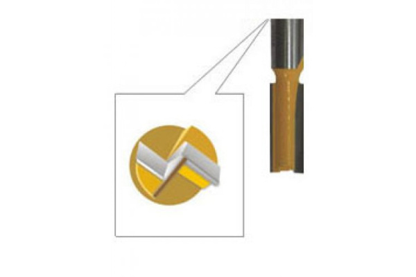 Фреза пазовая прямая (8х19 мм; хвостовик 8 мм) по дереву Энкор 9200