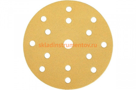 Круг шлифовальный GOLD (100 шт; 150 мм; 15 отв.; Р400) MIRKA 2361109941