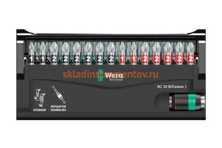 Набор бит (30 шт.) WERA WE-057430