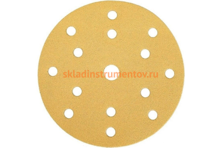 Круг шлифовальный GOLD (100 шт; 150 мм; 15 отв.; Р400) MIRKA 2361109941