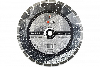 Диск алмазный сегментный Асфальт Extra Line (350х25.4 мм) Diam 000619