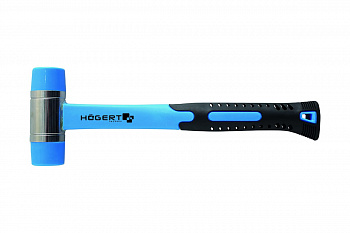 Рихтовочный молоток HOEGERT TECHNIK 600 г, с рукояткой из стекловолокна HT3B048