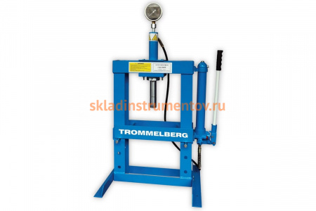 Настольный пресс с манометром Trommelberg 10т SD100802