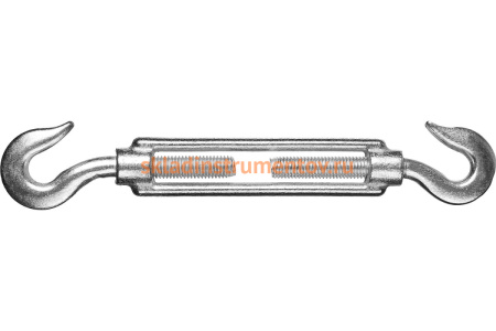 Талреп STAYER DIN 1480, крюк-крюк, М5, 20 штук, оцинкованный 30525-05 Талреп STAYER DIN 1480, крюк-крюк, М5, 20 штук, оцинкованный 30525-05