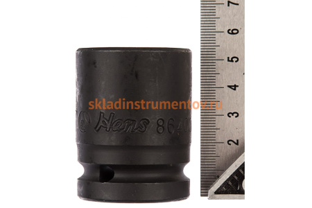Головка торцевая ударная 6-ти гранная (27 мм; 3/4"; 54 мм) Hans 86400M27