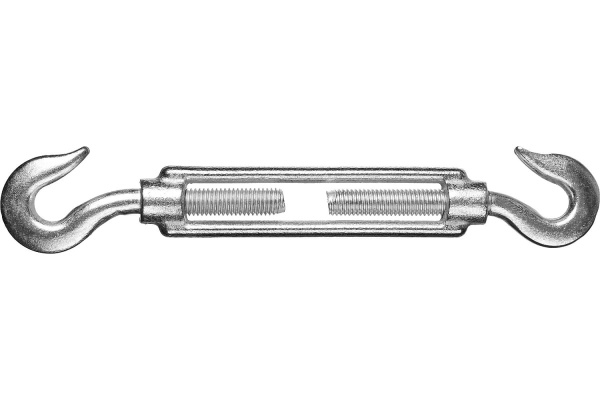 Талреп STAYER DIN 1480, крюк-крюк, М5, 20 штук, оцинкованный 30525-05 Талреп STAYER DIN 1480, крюк-крюк, М5, 20 штук, оцинкованный 30525-05