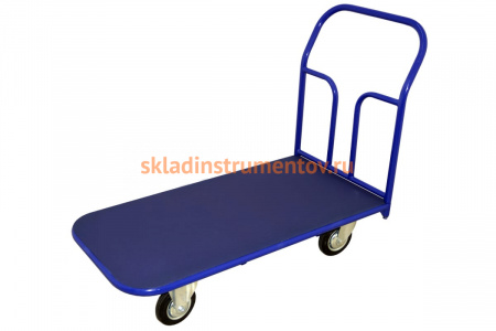 Тележка RUSKLAD ТПР 6 (800x1200) d200мм платформенная, с резиновым покрытием
