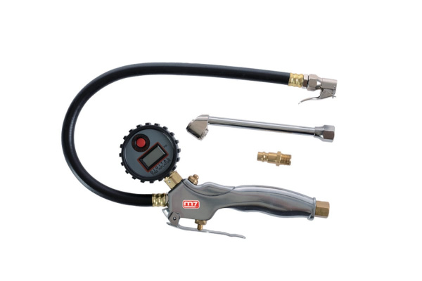 Пистолет для подкачки шин с цифровым манометром MIGHTY SEVEN SB-304A02