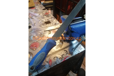 Плоский напильник с алмазным напылением 200 мм P 120 ЗУБР 33390-200-120