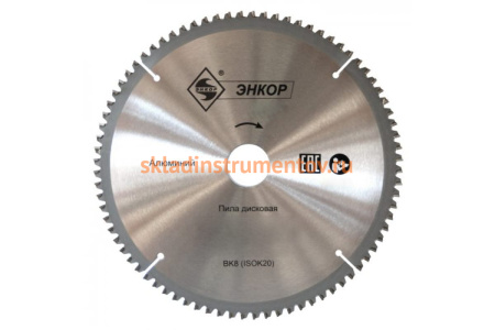 Диск пильный по алюминию (250х30 мм; z80) Энкор 48858