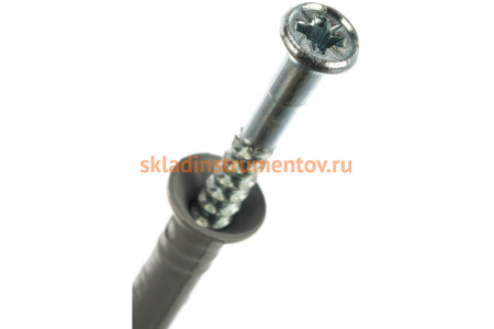 Дюбель-гвоздь полипропиленовый с потайным бортиком 6 шт. (6х60 мм; ТФ6) Зубр 4-301346-06-060