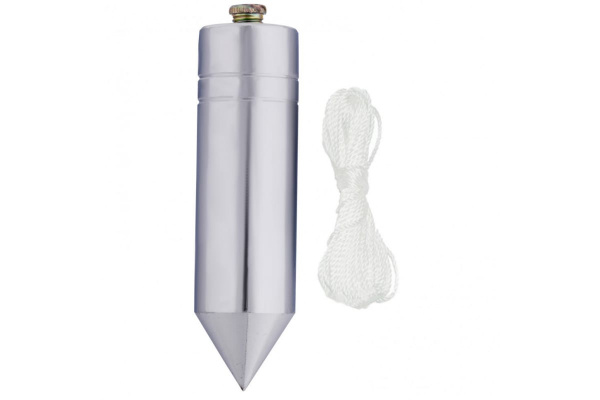 Цилиндрический отвес (500 г, шнур 5 м) MATRIX 84892