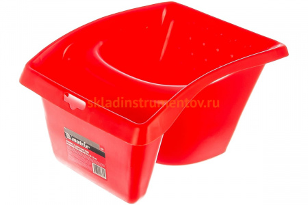 Кювета для кистей и мини-валиков, ударопрочный пластик, 1.2л, 220х180х120мм MATRIX 81450