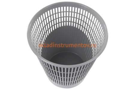 Корзина для бумаг BRAUBERG 11 литров, сетчатая, серая 230442 Корзина для бумаг BRAUBERG 11 литров, сетчатая, серая 230442