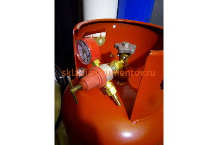 Баллон пропановый 27 л с вентилем ВБК НЗГА с предохранительным клапаном Спец СВ-БАЛ27ВБКН